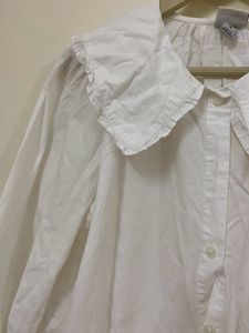 Collar White Top