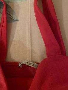 Zara Red Crop Top