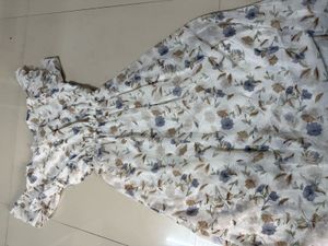 Floral Chiffon Maxi Dress