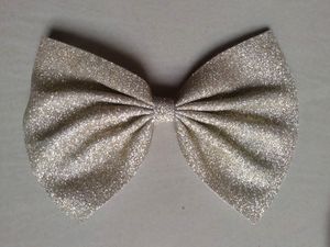 Large Bowl Gillter Alligator Hair Clip For Girls