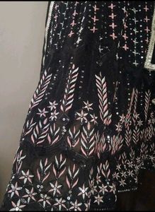 Elegant Black Ethnic Skirt