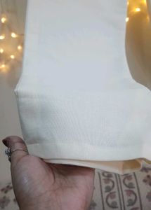 Off White Cotton Ethnic Pants✨️