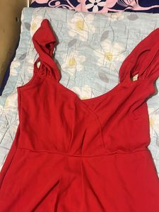 Red Mini Party Dress