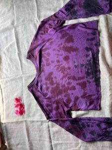 Tie-dye Cropped Top