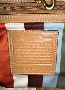 COACH Legacy Ergo camel leather hobo shoulder bag