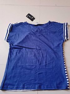 Blue White Stripped Top