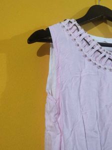 2 Top With 1 Sheer Shirt In One Combo
