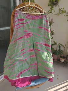 Branded Palazzo Skirt