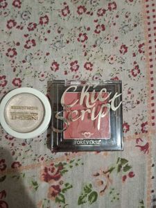 Insight Highlighter and forever 52 blush