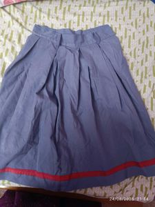 Kendriya Vidyalaya Uniform  Shirt+skirt(10-12 Age)