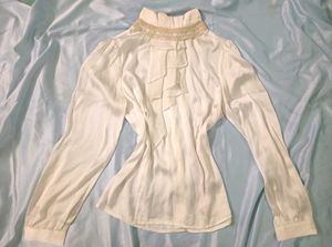 ⛧Embellished Victorian Pinteresty Coquette Shirt