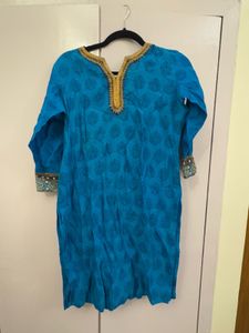 Elegant Blue Kurta
