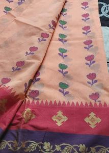 eeBeutiful Saree Pure Cotton Blouse Ready To Wear