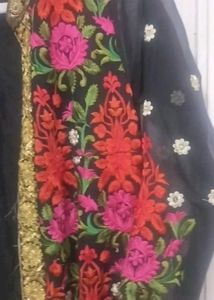 Floral Embroidered Kurta Shrug
