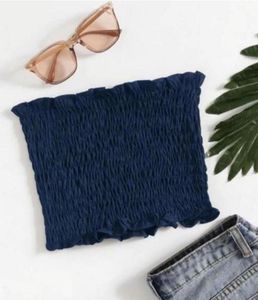 Blue Tube Top