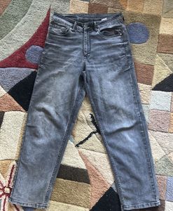 Grey Baggy Denim Jeans
