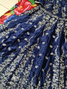 Sequin Anarkali Dress