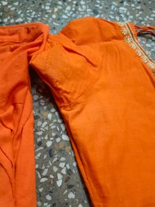 Orange Indian Salwar Kameez Suit