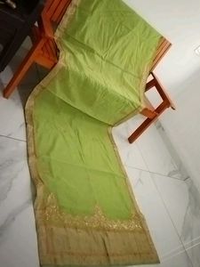 Elegant Green Saree