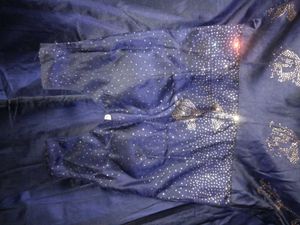 Elegant Navy Blue Ethnic Gown