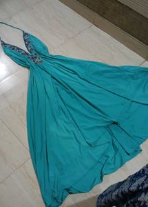 Vintage Beaded Long Dress