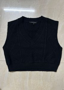 Black Sweater Vest