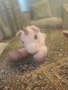 Pink Unicorn Plush Toy