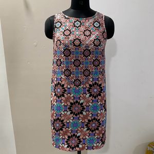 Printed Shift Dress