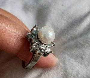 Real Pearl Silver Ring TARNISH FREE