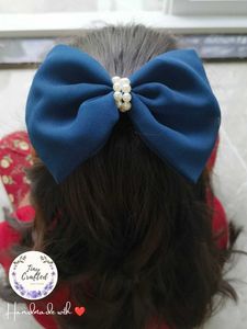 French Barette Bow Clips