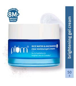 Plum.. Rice water &amp; 2%niacinamide Gel Cream