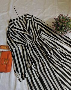 Striped Shirt Dress