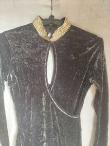Elegant Velvet Mini Dress