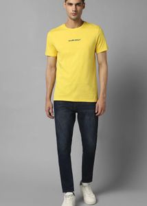 Allen Solly Yellow T-Shirt