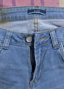 Ripped Denim Jeans - 26, XS