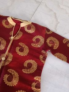 Marun Banarasi Kurta