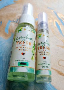 Clearance🛍️Gingham💐Combo Of 2 B&amp;BW Mist Decants