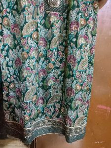 Beautiful Floral Pant Kurti Set