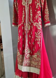 Red Gown In One Time Offer For Today!!