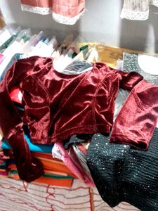 Fancy Velvet Blouses