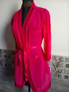 BOGO🎁Buy One Get 1 Free🎁S/M Pink Satin Robe