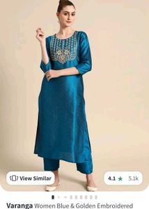 Elegant Embroidered Kurta Set