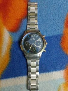 Stylish Silver Eagle Time Watch