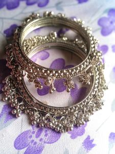 Silver Bangle Set(oxidize)