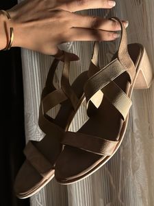 Elegant Beige Slingback Heels