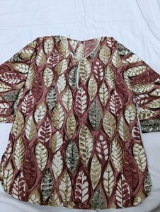 Beautiful  Mauve Short Kurti