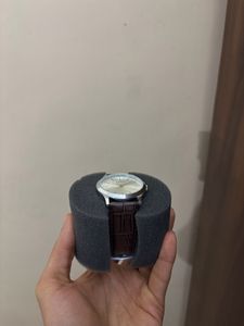 WROGN Analog Watch – Brown leather Strap