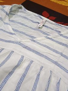 A College-Vibe Stripped Top