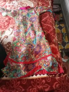 Pinnk Sute Only Kurta An Its New One Time Were