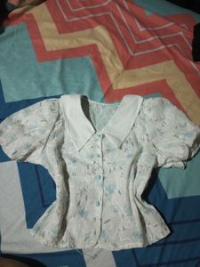 Vintage Floral Blouse